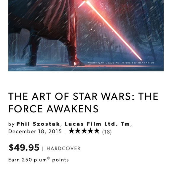 The Art of Star Wars The Force Awakens Hard Cover - Picture 3 of 3